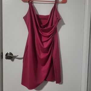 Large pink Shein mini dress